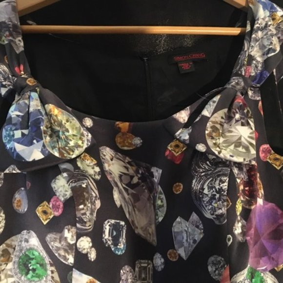 Simon Chang Diamonds Vintage Dress (silk) - Picture 5 of 6